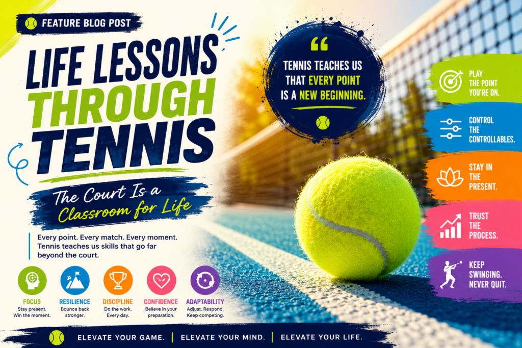 Life Lessons Thru Tennis