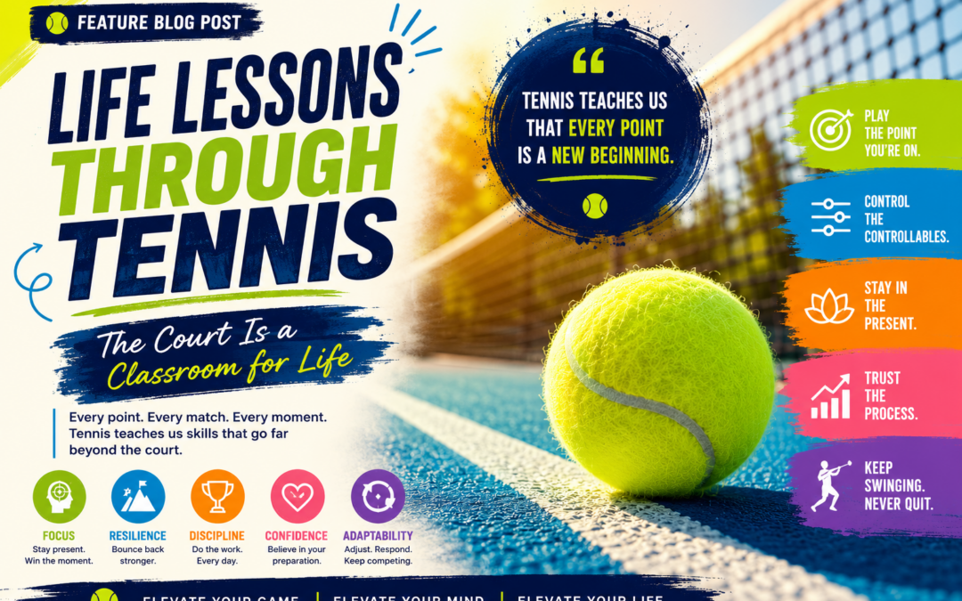 Life Lessons Through Tennis – The Court Is a Classroom for Life