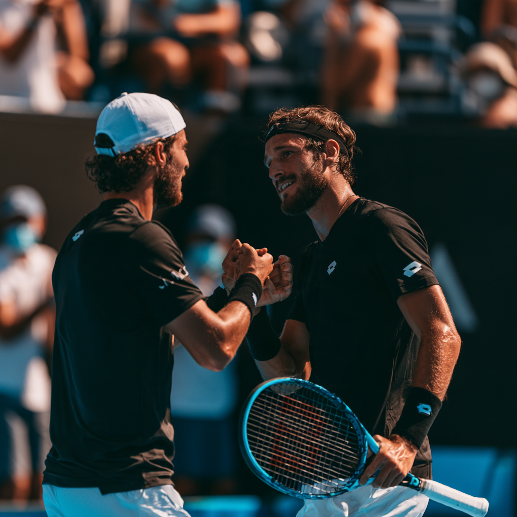 Pro Tennis Doubles Team